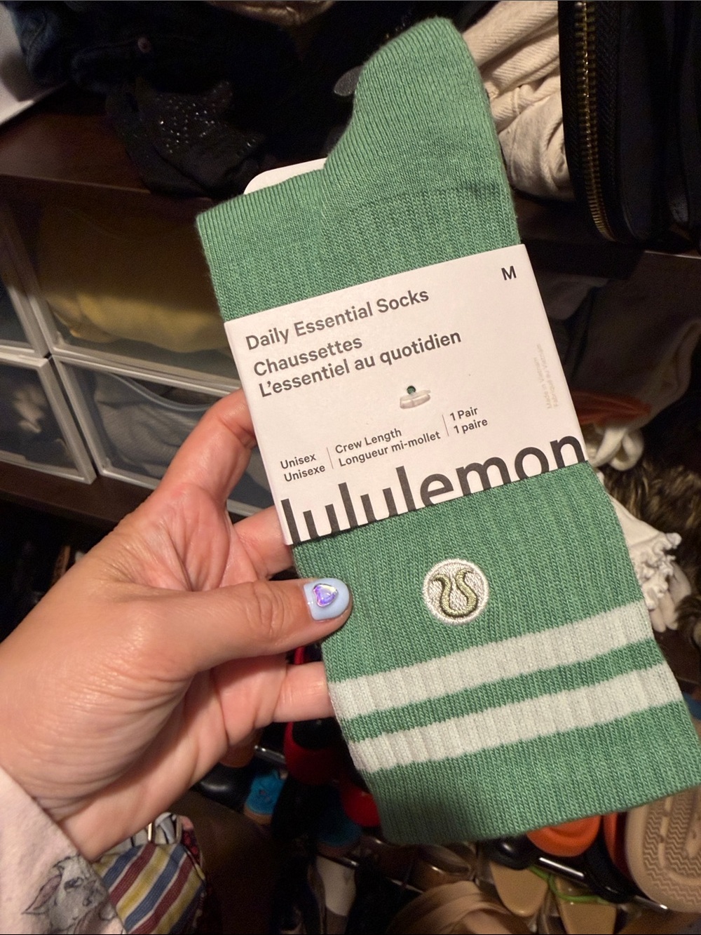 LULULEMON | Green Socks NWT